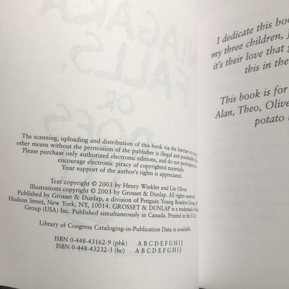 Book- Hank Zipzer, the World's Greatest Underachiever Niagara Falls, or Does It? - Picture 12 of 16